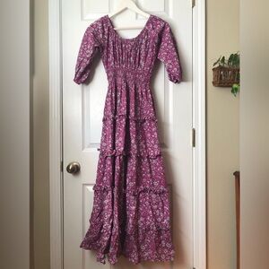 Pink City Prints Rah-Rah Dress in Small